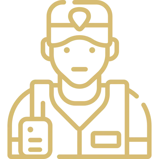 Temporary security services icon